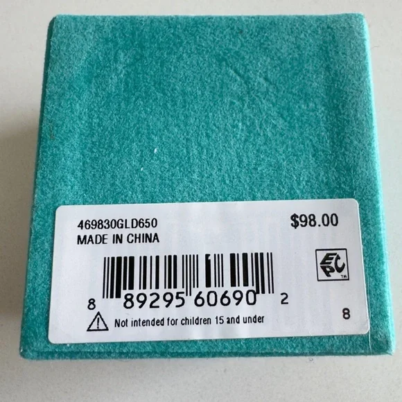 NWT Kurt Geiger Evil Eye Heart Cocktail Ring Size 8 - Picture 6 of 7